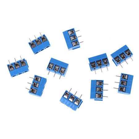 Borneras Cable 3 Bornes Paso 5.00mm Pack x 5